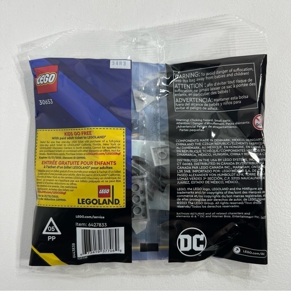 Lego Batman 30653 DC Comics Minifigure & Accessories1992 Polybag Sealed - Picture 4 of 4